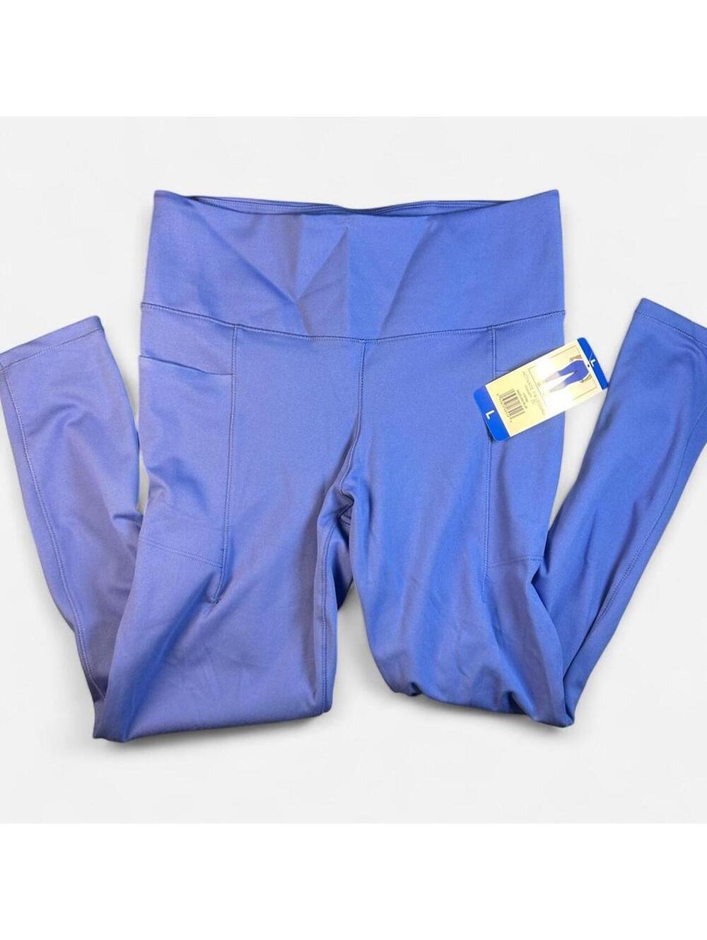 Danskin Women's Blue High Waist Leggings Size Large NWT